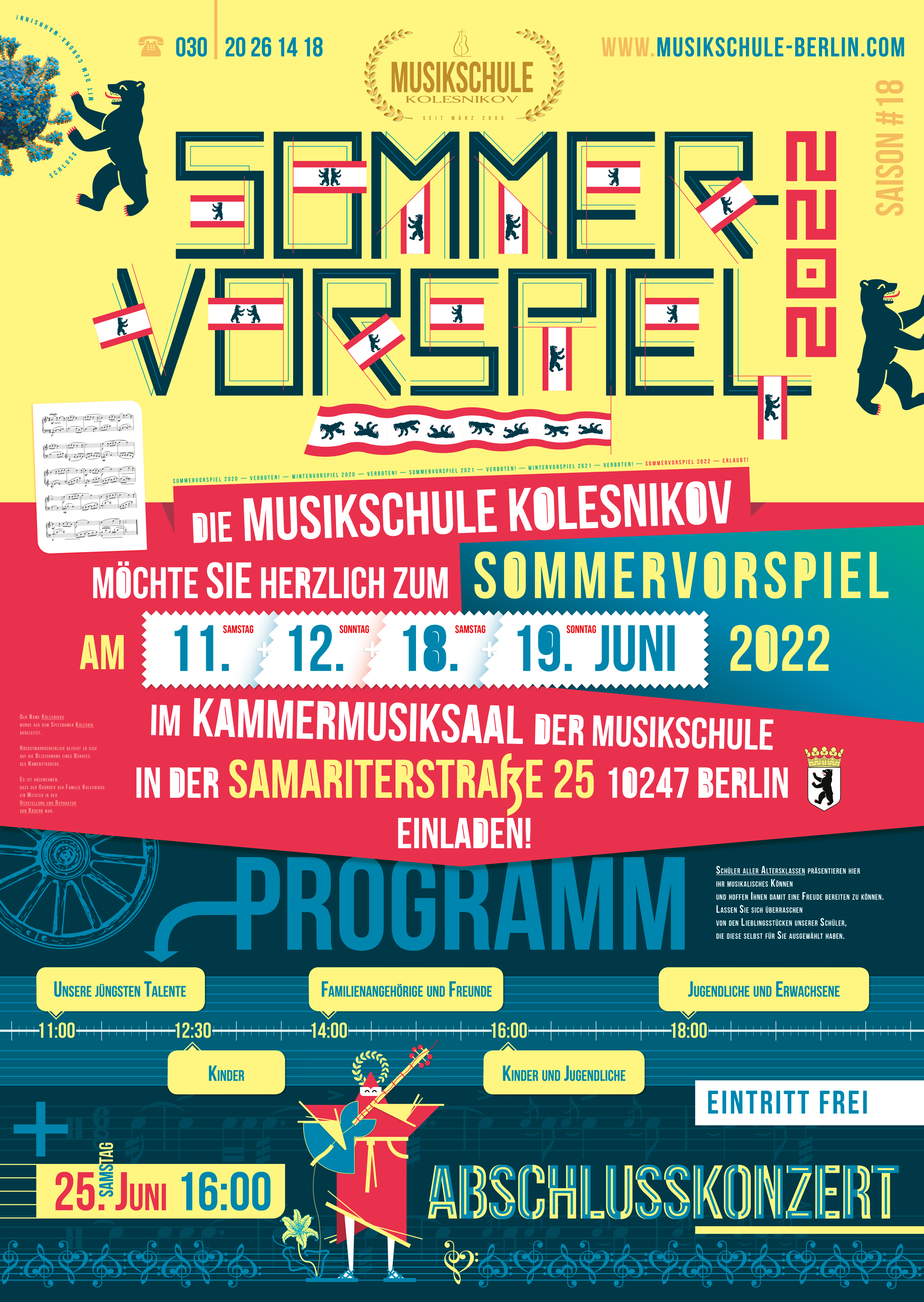 Musikschule Kolesnikov in Berlin • Sommervorspiel 2022